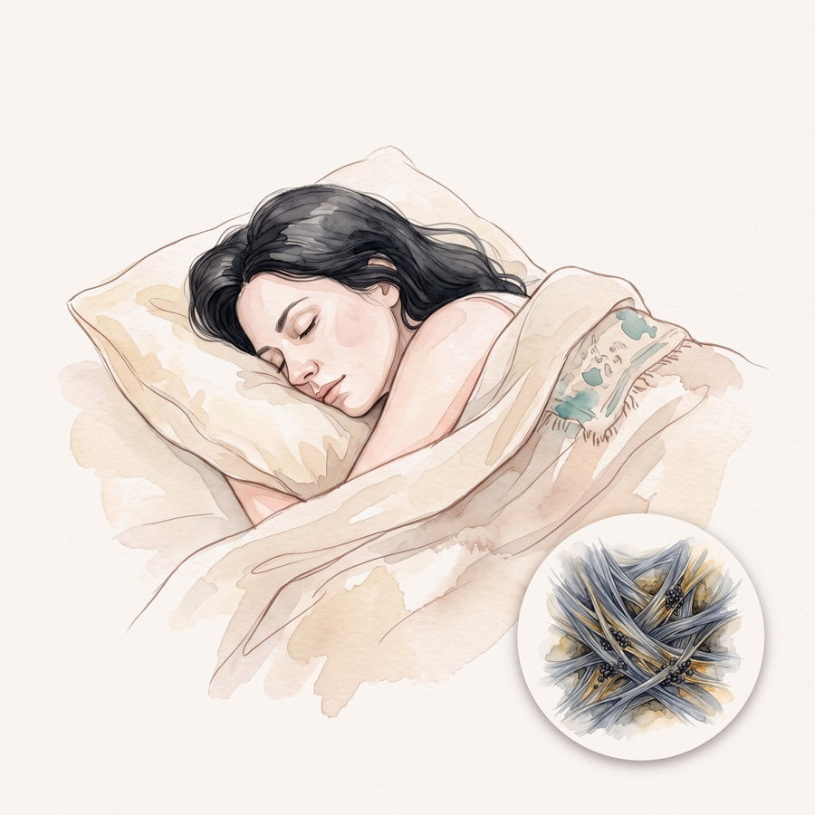 you sleep through the night.